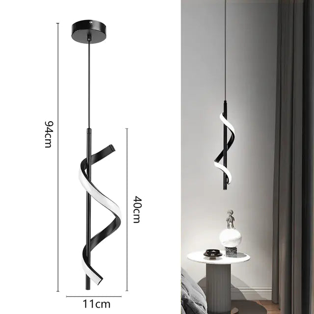 Nordic LED Pendant Light - Modern Geometry Design