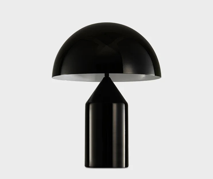Mushroom-Shaped Metal Table Lamp for Bedroom Decor