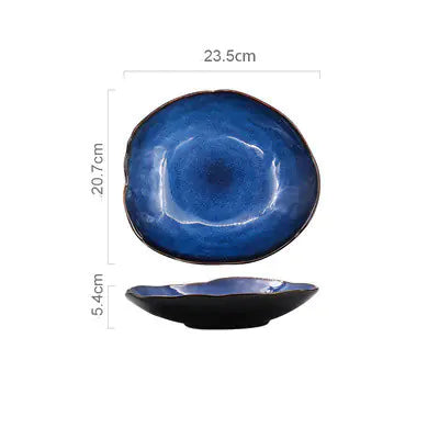 Nordic Ceramic Tableware Set - Plates and Bowls